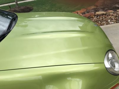 hood clear coat almost gone from years of Texas sun
